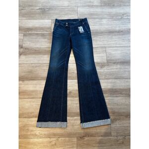 NWT Authentic Vintage‎ Chip & Pepper Flare Leg Jeans Low Rise 27 INSIDE POCKET